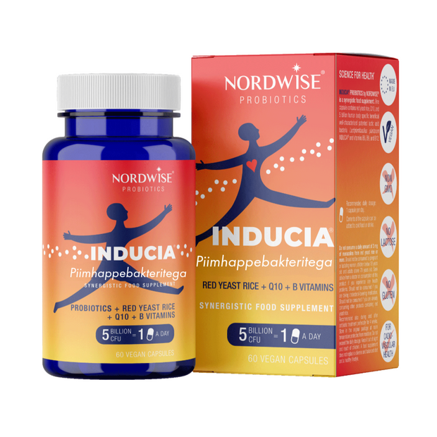 UUS! INDUCIA - Toidulisand kolesteroolile (60 kapslit)