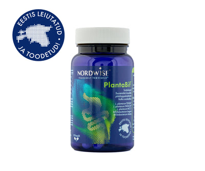 UUS! ✔ PlantaBif® 1 kapslis 10 MILJARDIT kasulikku elus piimhappebakterit (30 kapslit)