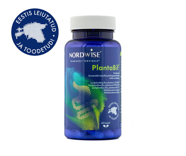 ✔ PlantaBif<sup>®</sup> probiootiline toidulisand seedimisele (60 kapslit)